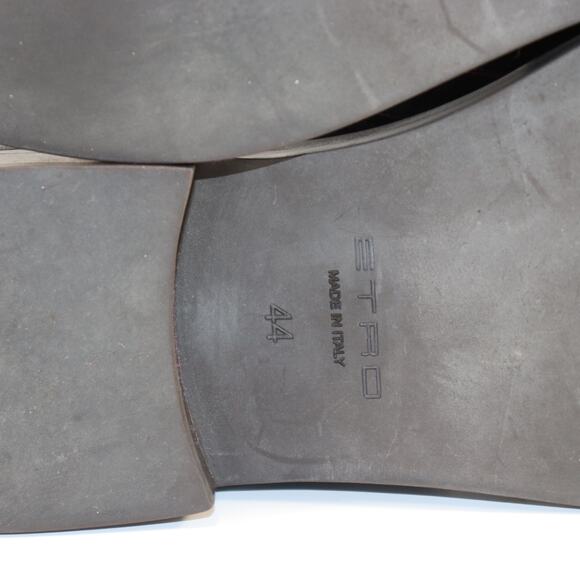 Etro Milano Men’s Leather Boots – Size 44 EU, Made in Italy, Unworn - Picture 7 of 7